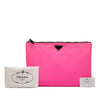 Prada Tessuto Padded Zip Clutch Secondhand
