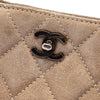 Chanel CC Quilted Suede Turnlock Satchel Secondhand