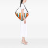 Prada Canvas Canapa Baiadera Triangle Logo Shoulder Bag Secondhand