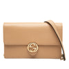 Gucci Dollar Calfskin Interlocking G Wallet on Chain Secondhand
