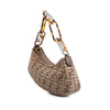 Fendi Zucca Chenille OLock Swing Satchel Secondhand