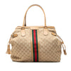 Gucci GG Canvas Web Tassel Tote Secondhand