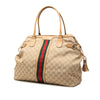 Gucci GG Canvas Web Tassel Tote Secondhand