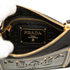 Prada Saffiano Trimmed Tessuto Logo Chain Crossbody Secondhand