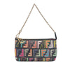 Fendi Multicolor Zucca Spalmati Chain Pochette Secondhand