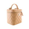 Chanel CC Quilted Lambskin Top Handle Vanity Case with Chain Secondhand