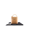 Chanel CC Quilted Lambskin Top Handle Vanity Case with Chain Secondhand