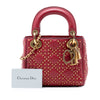 Dior Mini Lambskin Cannage Studded Supple Lady Dior Secondhand
