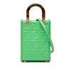 Fendi Mini Zucca Embossed Leather Sunshine Shopper Tote Secondhand
