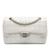 Chanel New Travel Line Medium Metallic Nylon Single Flap Secondhand