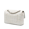 Chanel New Travel Line Medium Metallic Nylon Single Flap Secondhand