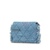 Chanel Mini Denim Mood Clutch with Chain Secondhand