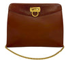Ferragamo Leather Gancini Chain Crossbody Secondhand