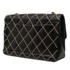 Chanel Jumbo CC Quilted Lambskin Wild Stitch Flap Secondhand