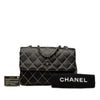 Chanel Jumbo CC Quilted Lambskin Wild Stitch Flap Secondhand