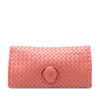 Bottega Veneta Nappa Intrecciato Turn Lock Clutch Secondhand