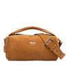 Prada Suede Top Handle Satchel Secondhand