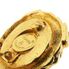 Chanel CC Gold Plated Faux Pearl Clip on Earrings Secondhand