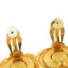 Chanel CC Gold Plated Faux Pearl Clip on Earrings Secondhand