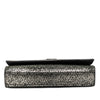Saint Laurent Small Metallic Chevron Calfskin Monogram Kate Crossbody Secondhand