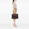 Bottega Veneta Intrecciato Trimmed Leather Business Bag Secondhand