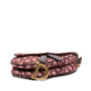 Dior Mini Oblique Canvas Saddle Bag Secondhand