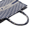 Dior Large Oblique Embroidered Canvas Book Tote Secondhand
