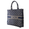 Dior Large Oblique Embroidered Canvas Book Tote Secondhand