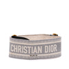 Dior Embroidered Canvas Logo Bag Strap Secondhand