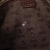 Gucci Medium Pebbled Calfskin Web Heritage Shoulder Bag Secondhand