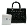 Dior Large Patent Cannage Lady Dior Secondhand