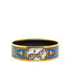 Secondhand Hermès Wide Grand Apparat Enamel Bangle