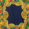 Chanel Gripoix Buttons Silk Scarf Secondhand