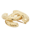 Chanel Gold Plated CC Quilted Brooch Secondhand
