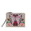 Gucci GG Supreme Web Butterfly Clutch Secondhand