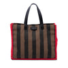 Fendi Pequin Canvas Simply Shopping Tote Secondhand