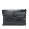 Secondhand Balenciaga Lambskin Motocross Classic Clip Clutch