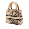 Dior Medium Jute Embroidered Lady D Lite Secondhand