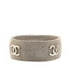 Chanel Silver CC Metal Mesh Bracelet Secondhand