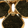 Chanel Gold Plated Coco Mark Flower Brooch Secondhand