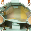 Gucci Small Raffia Bamboo Shopper Satchel Secondhand