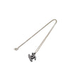 Chanel CC Brass Resin and Strass Logo Pendant Necklace Secondhand
