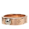 Louis Vuitton Rose Gold Plated Nanogram Ring Secondhand