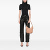 Saint Laurent Leather St Tropez Fish Scale Hobo Secondhand