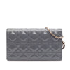 Dior Patent Cannage Lady Dior Wallet On Chain Secondhand