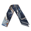 Hermès Saddlemaker's Bouquet Twilly Scarf Secondhand