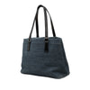 Prada Logo Denim Tote Secondhand