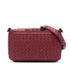 Bottega Veneta Nappa Intrecciato Double Zip Shoulder Bag Secondhand
