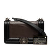 Chanel Old Medium Bicolor Glazed Calfskin Boy Flap Secondhand