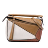 LOEWE Mini Tricolor Calfskin Puzzle Satchel Secondhand